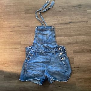 Madewell medium denim overalls